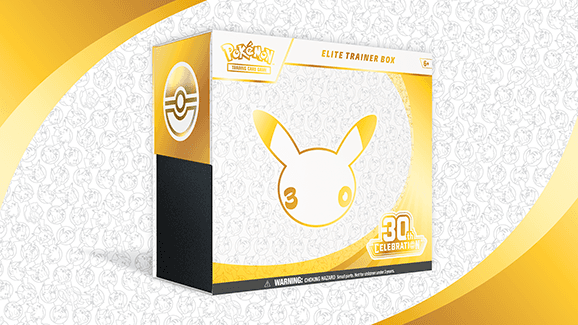 Pokémon TCG 30th Celebration Elite Trainer Box and contents
